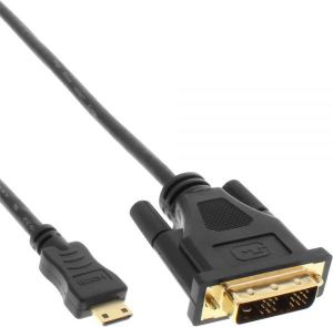 Kabel InLine HDMI Mini - DVI-D 3m czarny (17473P) 1