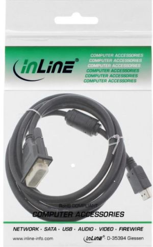 Kabel InLine HDMI - DVI-D 1m czarny (17661) 2