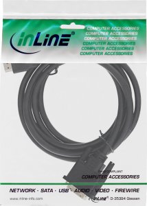 Kabel InLine HDMI - DVI-D 0.5m czarny (17659E) 2