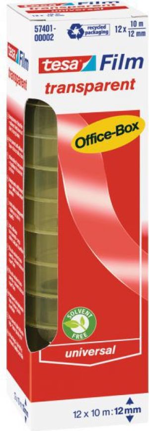 Tesa Taśma biurowa, przezroczysta, 12 sztuk (11616) 2