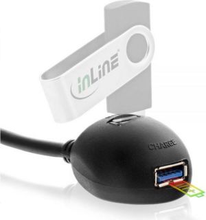 HUB USB InLine 2x USB-A 3.0 (35651) 3