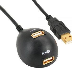 HUB USB InLine 2x USB-A 2.0 (34653) 1