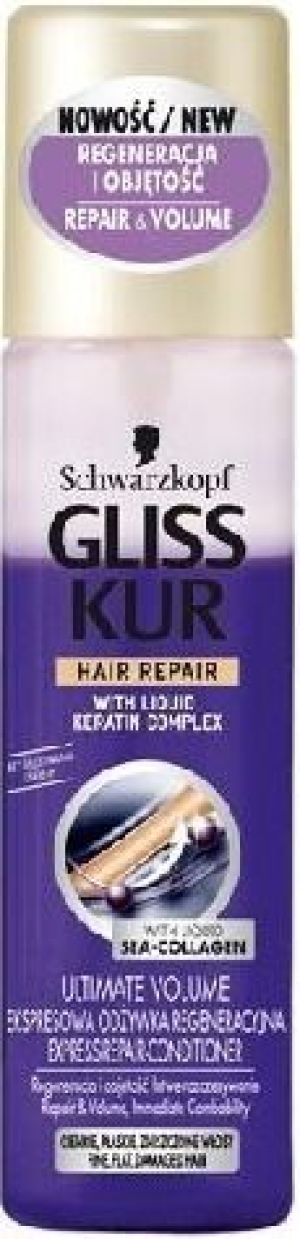 Schwarzkopf Gliss Kur Fiber Therapy Odżywka-spray do włosów przeciążonych 200ml 1