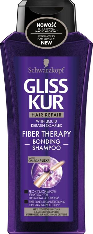 Schwarzkopf Gliss Kur Fiber Therapy Szampon do włosów przeciążonych 400ml 1