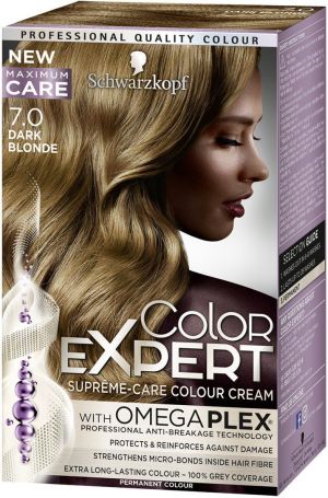 Schwarzkopf Schwarzkopf Color Expert Krem koloryzujący do włosów nr 7.0 Ciemny Blond 1op. 1