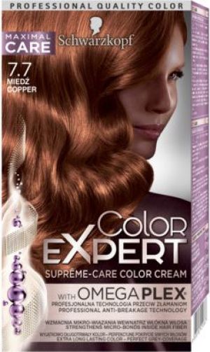 Schwarzkopf Color Expert Krem koloryzujący do włosów nr 7.7 Miedź 1op. 1