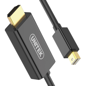 Kabel Unitek DisplayPort Mini - HDMI 1.8m czarny (Y-6357) 1