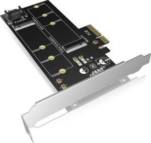 Kontroler Icy Box PCIe 3.0 x4 - M.2 PCIe + M.2 SATA (60093) 1