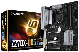Płyta główna Gigabyte GA-Z270X-UD5, Z270, DDR4, HDMI, DisplayPort, Thunderbolt 3, ATX 1