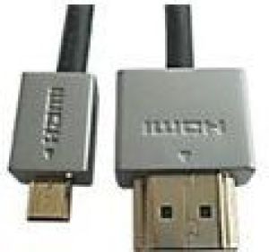 Kabel MicroConnect HDMI Micro - HDMI 0.5m srebrny (HDM19190.5SV2.0D) 1