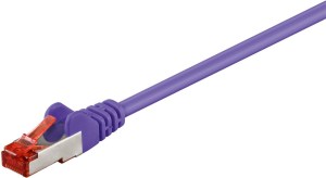 MicroConnect Patchcord F/UTP, CAT6, 3m, fioletowy (STP603P) 1