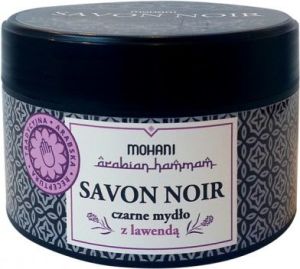 Mohani Savon Noir - czarne mydło z lawendą 200g 1