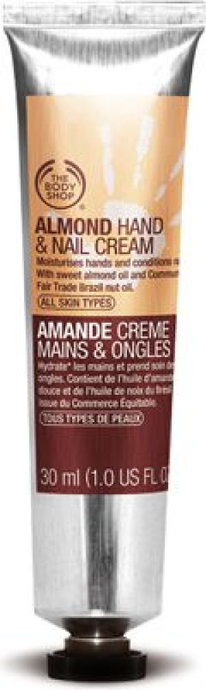 The Body Shop Almond Hand & Nail Cream - zmiękczający krem do rąk 30ml 1