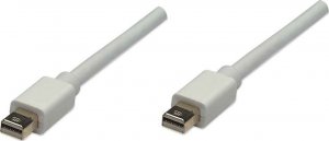 Kabel Manhattan DisplayPort Mini - DisplayPort Mini 2m biały (324632) 1