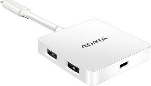 Stacja/replikator ADATA USB-C - 2x USB-A + 1x USB-C + 1x HDMI (ACH3PL-HUB-CWH) 1