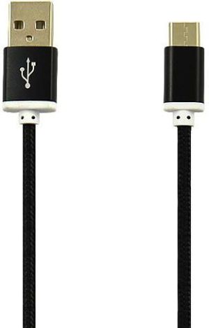 Kabel USB Prolink USB-A - USB-C Czarny (017804) 1