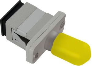 Qoltec Adapter światłowodowy hybrydowy SC/UPC-ST/UPC simplex SingleMode (54155) 1
