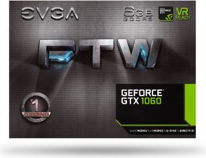 Karta graficzna EVGA GeForce GTX 1060 FTW Gaming 6GB GDDR5 (192 Bit) HDMI, DVI-D, 3xDP, BOX (06G-P4-6268-KR) 8