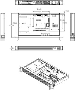 Obudowa serwerowa NetRack NP5106 7