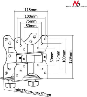 Uchwyt do komputera Maclean Uchwyt do mini komputera (MC-720) 4