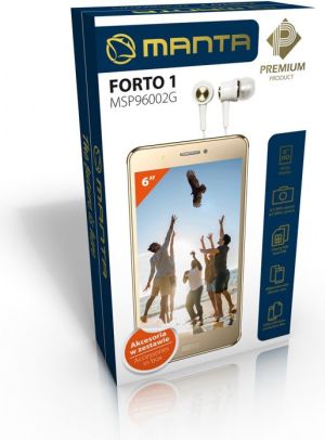 Smartfon Manta 8 GB Dual SIM Złoty  (MSP96002G) 2