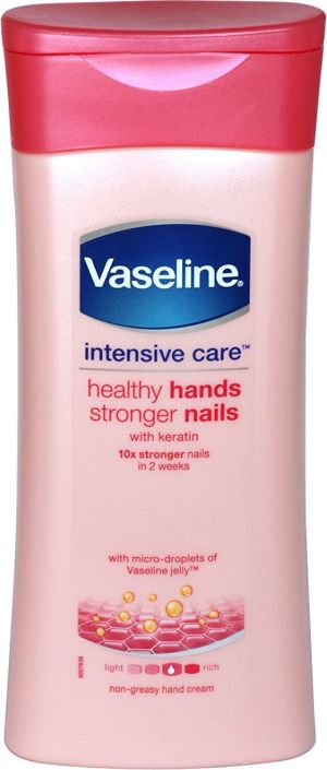 Vaseline  Intensive Care Healthy Hands Stronger Nails Lotion - intensywnie nawilżający krem do rąk 200ml 1