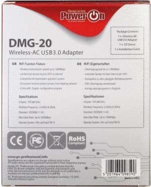 Karta sieciowa Inter-Tech DMG-20 (88888128) 4