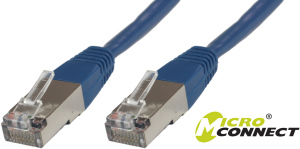 MicroConnect Patchcord S/FTP, CAT6, 2m, niebieski (B-SFTP602B) 1