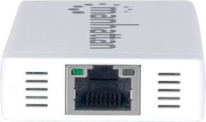 HUB USB Manhattan 1x RJ-45  + 3x USB-A 3.0 (507578) 7