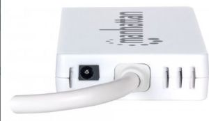 HUB USB Manhattan 1x RJ-45  + 3x USB-A 3.0 (507578) 8