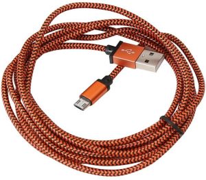 Kabel USB Platinet USB A -> Lightning Pomarańczowy 2m 1