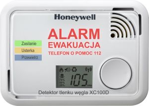 Honeywell Detektor tlenku węgla (XC100D-PL) 1