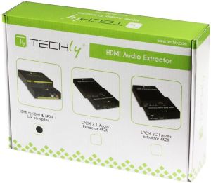 System przekazu sygnału AV Techly HDMI - Toslink - RCA (Chinch) czarny (025732) 3