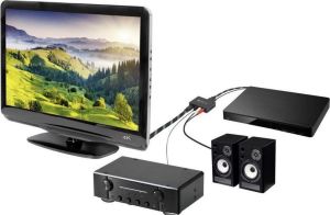 System przekazu sygnału AV Techly HDMI - Toslink - RCA (Chinch) czarny (025732) 6