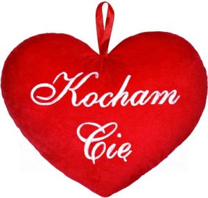 Beppe Poduszka serce Kocham Cię 38 cm (GXP-576824) 1