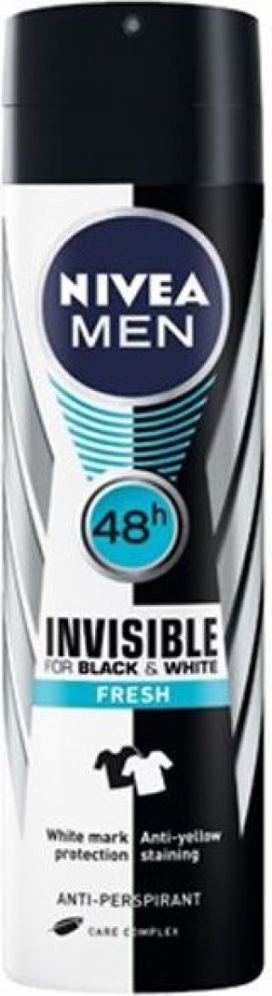 Nivea Men Invisible Black & White Antiperspirant Spray 150ml 1