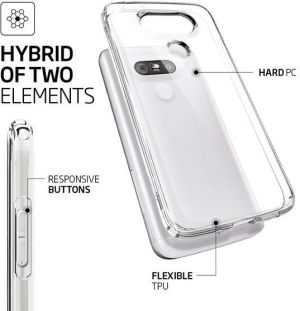 Spigen Etui Ultra Hybrid Crystal clear do LG G5 10