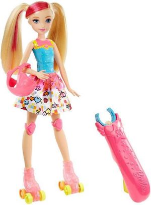 Lalka Barbie Mattel Barbie na wrotkach DTW17 1
