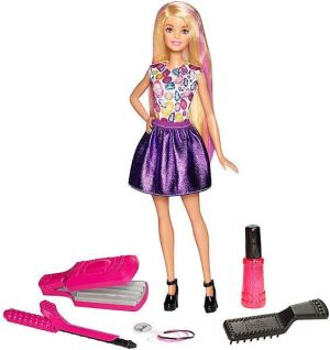 Lalka Barbie Mattel Barbie Zrób to sama: Fale i loki (DWK49) 1