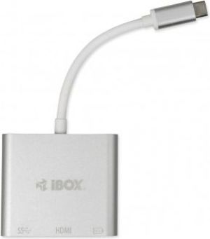 Stacja/replikator iBOX 3w1 USB-C (IUH3CFT1) 2