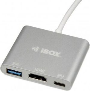 Stacja/replikator iBOX 3w1 USB-C (IUH3CFT1) 3