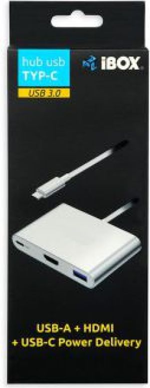 Stacja/replikator iBOX 3w1 USB-C (IUH3CFT1) 5