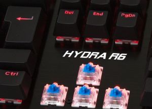 Klawiatura Rampage Hydra R6 Black LED Mechanical Blue Switch 4