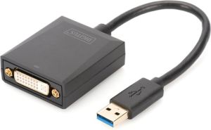 Adapter USB Digitus USB - DVI Czarny  (DA-70842) 1