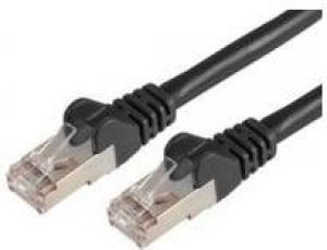 Mcab Patchcord CAT6A, U/FTP, 1m, czarny (3572) 1