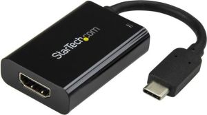 Adapter AV StarTech CDP2HDUCP USB-C - HDMI + USB-C Czarny  (CDP2HDUCP) 1