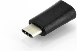 Adapter USB Ednet USB-C - microUSB Czarny  (84327) 2