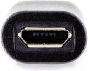 Adapter USB Ednet USB-C - microUSB Czarny  (84327) 4