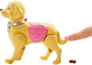 Lalka Barbie Mattel BARBIE Spacer z pieskiem czyścioszkiem (DWJ68) 5