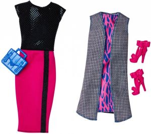 Lalka Barbie Mattel BARBIE Lalka i ubranka Torebka z oczkiem (DTD96/DTD99) 6